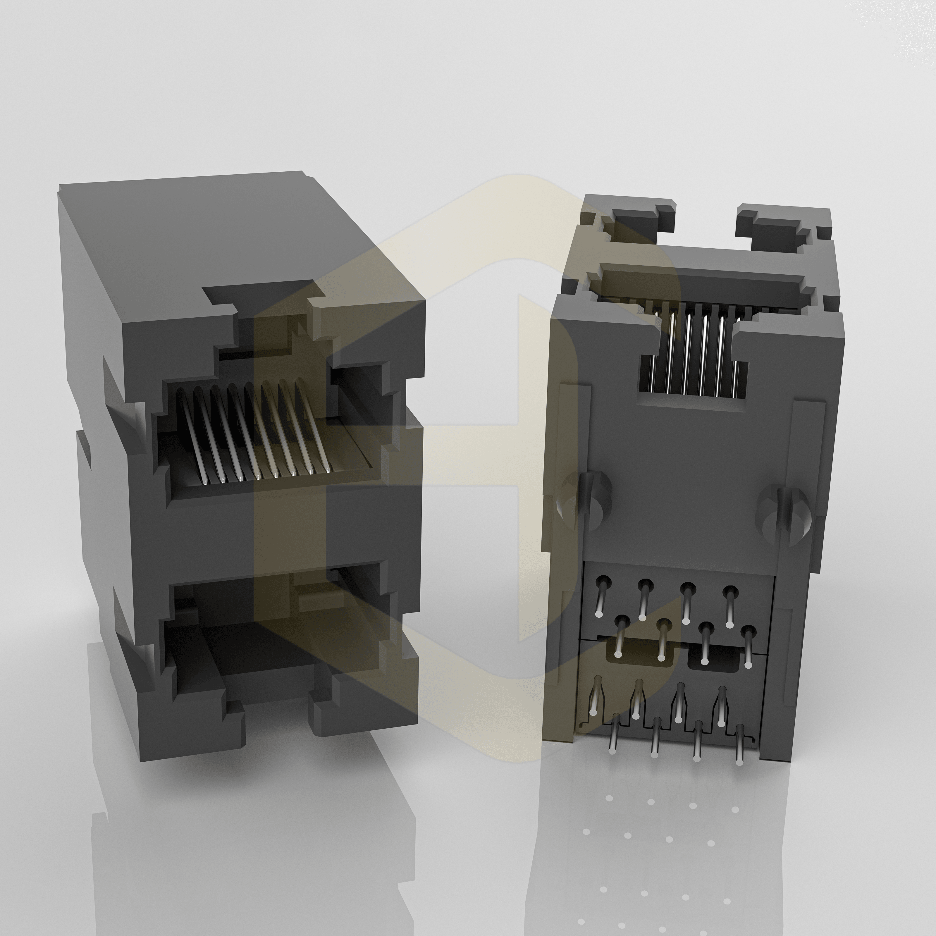 HC-RJ45-059C-2x1-6
